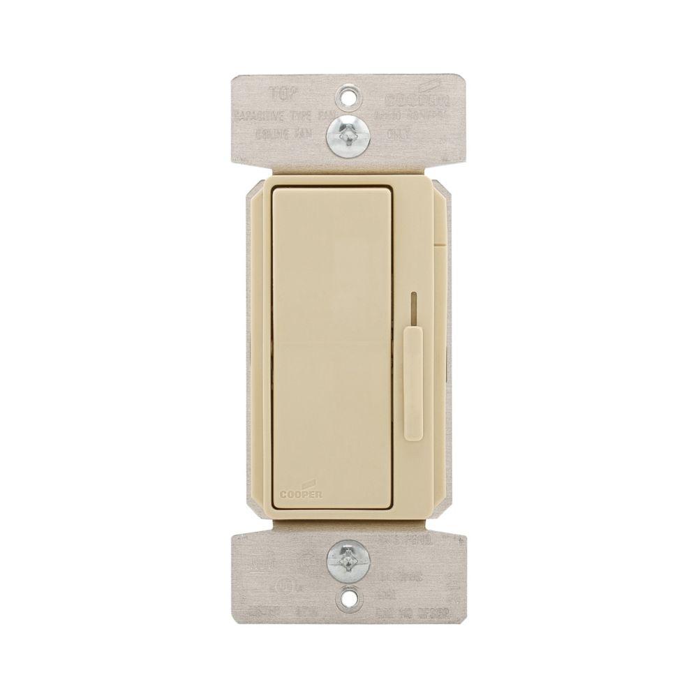 Fan dimmer SP, 3 way 1.5A 120V Ivory