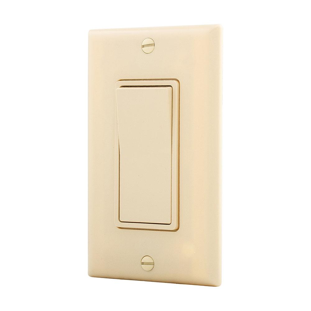 Switch Deco SP 15A 120/277V W/Wlplt IV