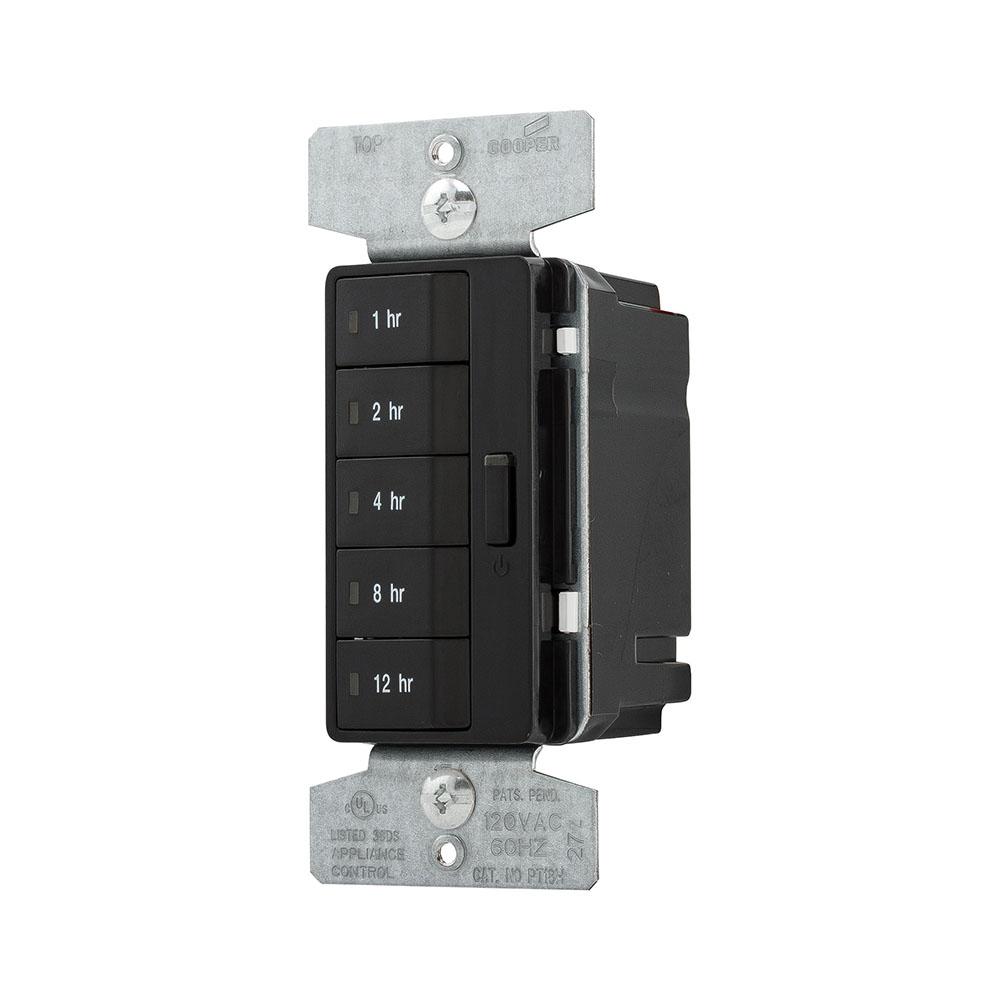 5 bttn Prog Timer(Hr) Unv 1800W 120V BK