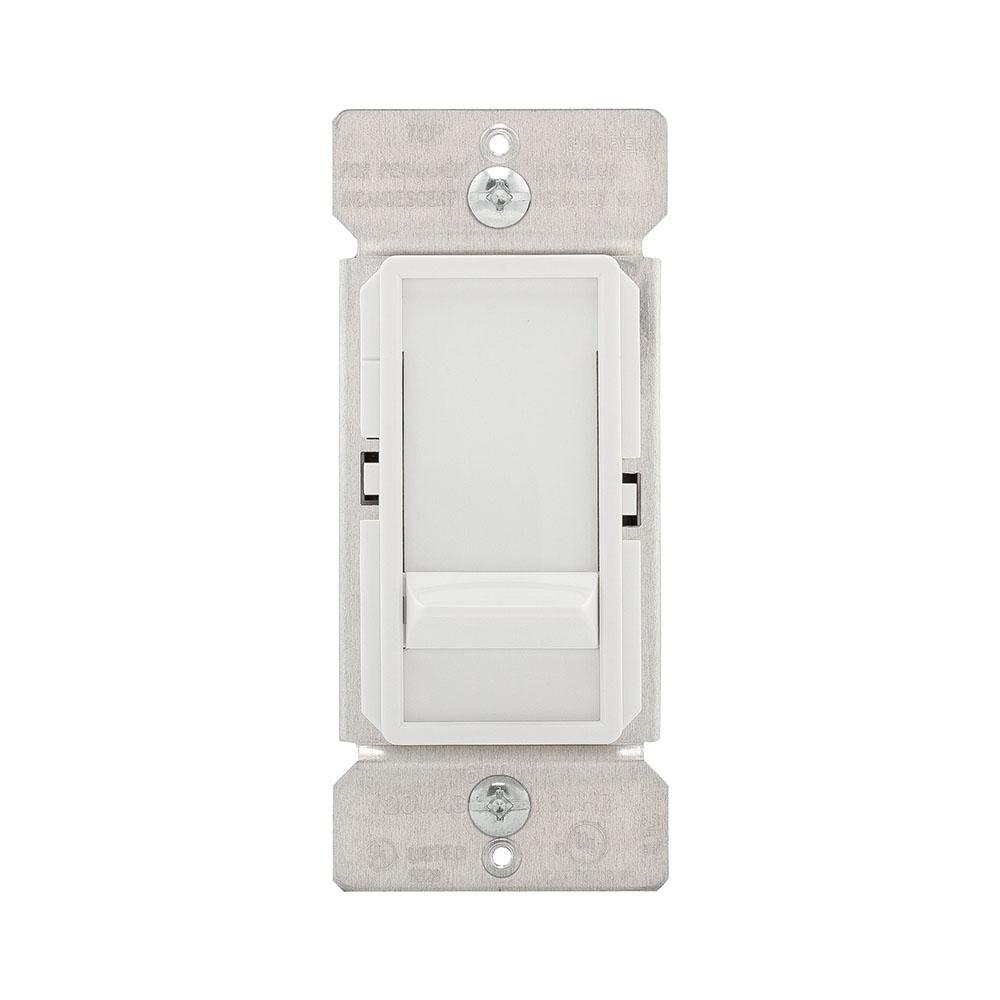 Dimmer Slide SP 600W 120V Inc NonPset WH