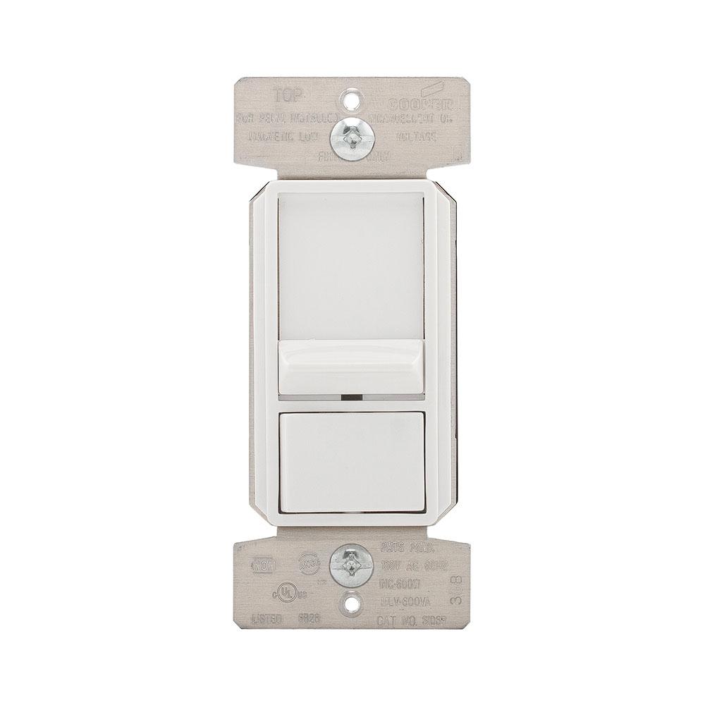 Dim Sld SP/3Way LT 600W Inc Mlv Pset WH