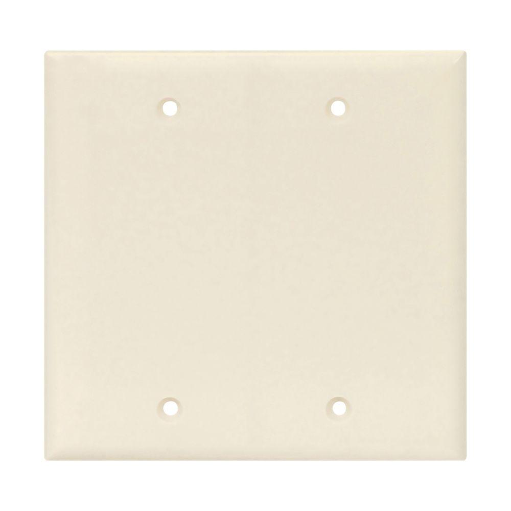Wallplate 2G Blank Box Mount Poly Mid LA