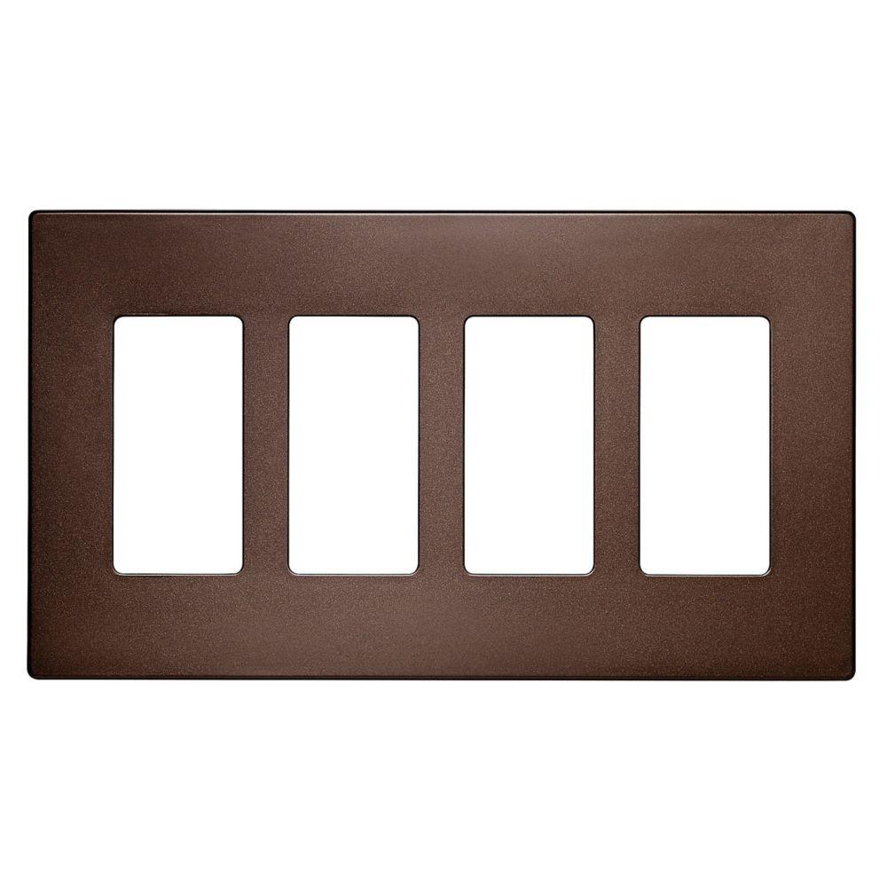 Wallplate 4G Deco Screwless Poly Mid RB