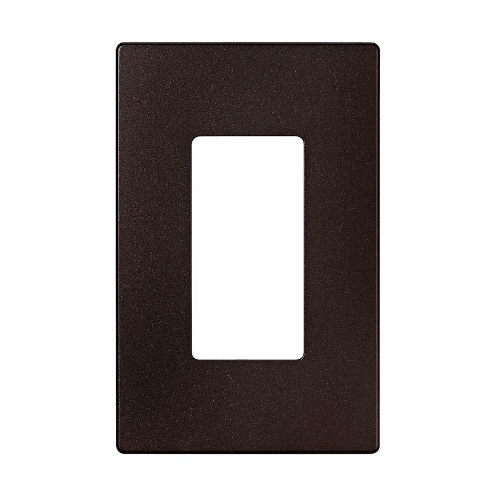 1 gang Decor Wallplate W/o screws, red