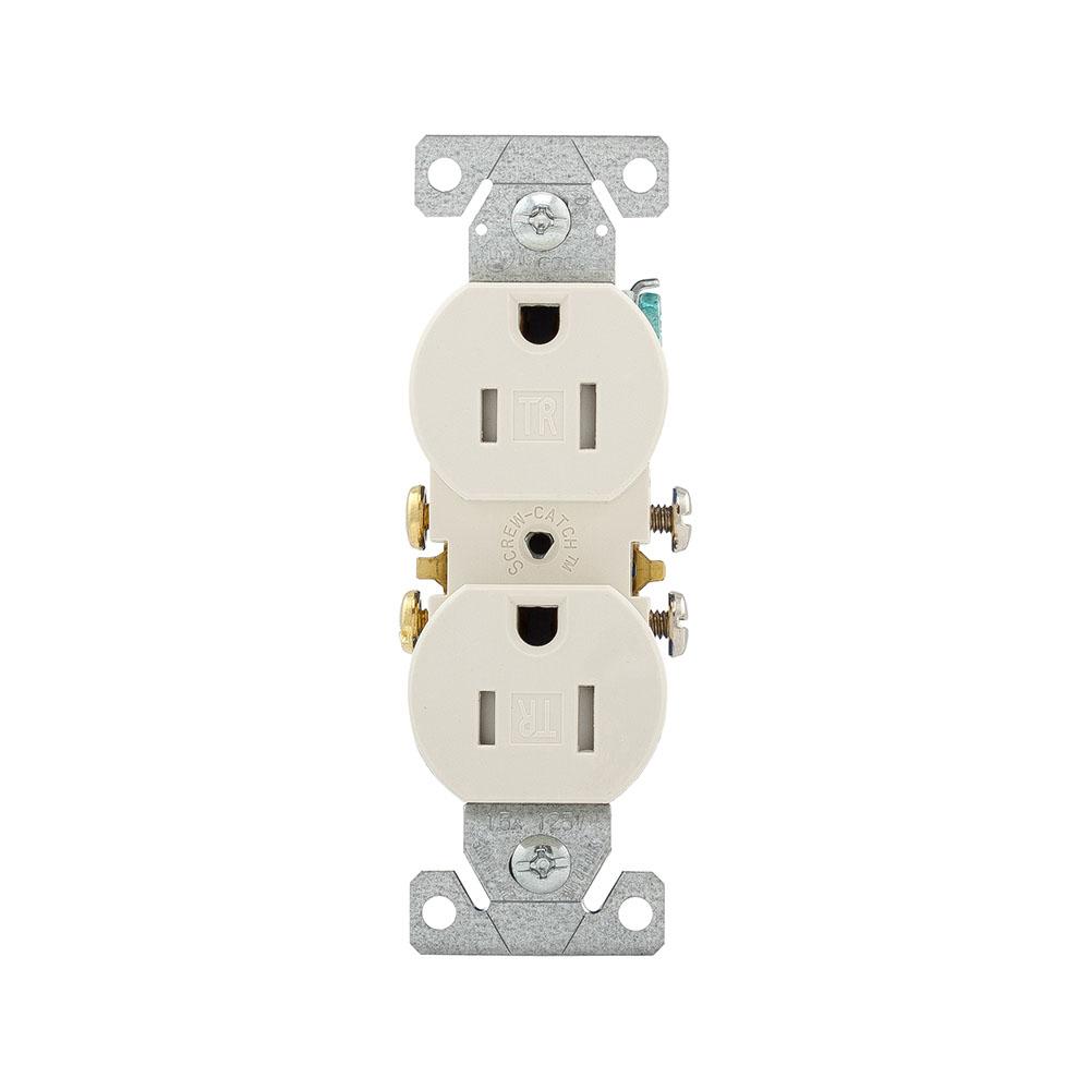 Recp TR Duplex 15A 125V 2P3W Str LA 10PK