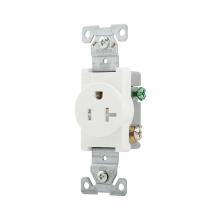 Eaton Wiring Devices TR1877W-SP-L - Recp TR Single 20A 125V 2P3W Swire WH