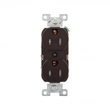 Eaton Wiring Devices TRBR15B-SP-L - RECP TR DUPLEX 15A 125V 2P3W STR B&S BR