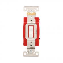 Eaton Wiring Devices AH1223FW - SW Tog 3W 20A 120/277V AGrd NAF B&S WH