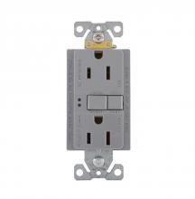 Eaton Wiring Devices SGF15GY-L - GFCI Self Test Duplex 15A 125V GY