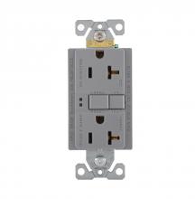 Eaton Wiring Devices SGF20GY-L - GFCI Self Test Duplex 20A 125V GY