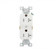 Eaton Wiring Devices TRBR20W-L - RECP TR DUPLEX 20A 125V 2P3W STR B&S WH
