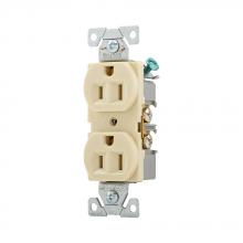 Eaton Wiring Devices BR15V-10-L - Recp Dplx 15A 125V 2P3W B/Swire IV 10PK