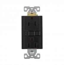 Eaton Wiring Devices SGF15BK-M-L - GFCI ST Duplex 15A 125V BK Mid