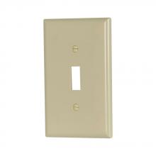 Eaton Wiring Devices 2034V-BOX - Wallplate 1G Toggle Thermoset Mid IV