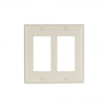 Eaton Wiring Devices 2152LA-SP-L - Wallplate 2G Decorator Thermoset Std LA
