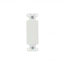 Eaton Wiring Devices 2160W-SP-L - Adaptor Decorator Blank WH