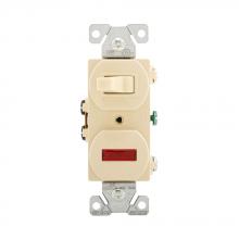 Eaton Wiring Devices 277V-SP-L - Switch Duplex Comb SP/PL 15A 120V IV