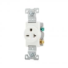 Eaton Wiring Devices 1876W-SP-L - Recp Single 20A 250V 2P3W Swire WH