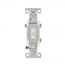 Eaton Wiring Devices 5223-7W-SP-L - Switch CO/ALR Tog 3Way 15A 120V Grd WH