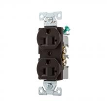 Eaton Wiring Devices BR20B-SP-L - Recp Duplex 20A 125V 2P3W Str B/Swire BR