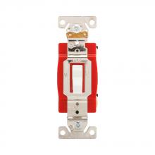 Eaton Wiring Devices AH1221FW - SW Tog SP 20A 120/277V AGrd NAFTA B&S WH
