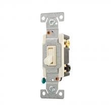 Eaton Wiring Devices C1303-7LTAL1 - Switch Toggle 3-Way LT 15A 120V Grd AL