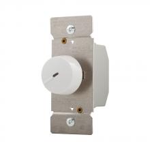 Eaton Wiring Devices RI06PL-W-K - DIMMER ROTARY LT SP 600W 120V PSET WH
