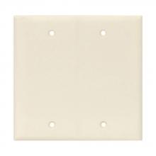 Eaton Wiring Devices PJ23LA-SP-L - Wallplate 2G Blank Box Mount Poly Mid LA