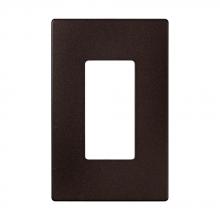 Eaton Wiring Devices PJS26RB-SP-L - 1 gang Decor Wallplate W/o screws, red