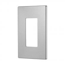Eaton Wiring Devices PJS26SG-SP-L - 1 gang Decor Wallplate W/o screws, si