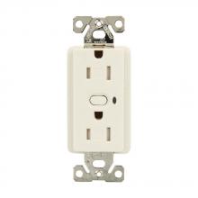 Eaton Wiring Devices RFTR9605-TLA - Z-Wave Plus Receptacle 15A125V2P3W Lt Al