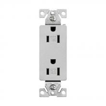 Eaton Wiring Devices TR1107SG-SP-L - Recp TR Deco Duplex 15A 125V 2P3W SG