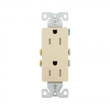 Eaton Wiring Devices TR1107V-10-L - Recp TR DecoDuplex 15A 125V 2P3W IV 10PK
