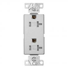 Eaton Wiring Devices TR1307SG-SP-L - Recp TR Deco Duplex 20A 125V 2P3W SG