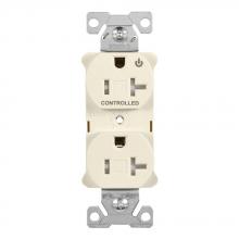 Eaton Wiring Devices TR5362CDLA - Rec Dup TR 20A125V2P3W ControlDual LA