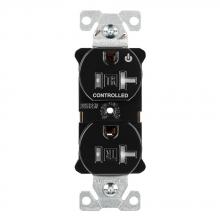 Eaton Wiring Devices TR5362CHBK - Rec Dup TR 20A125V2P3W ControlHalf BK