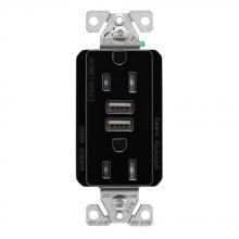 Eaton Wiring Devices TRUSB5A15BK-BOX - 5.0A USB Type A DUPLEX RECP 15A 125V BK