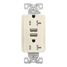 Eaton Wiring Devices TRUSB5A20LA-BOX - 5.0A USB Type A DUPLEX RECP 20A 125V LA