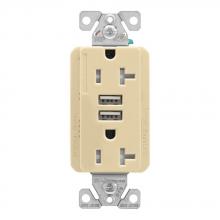 Eaton Wiring Devices TRUSB5A20V-K-L - 5.0A USB Type A DUPLEX RECP 20A 125V V