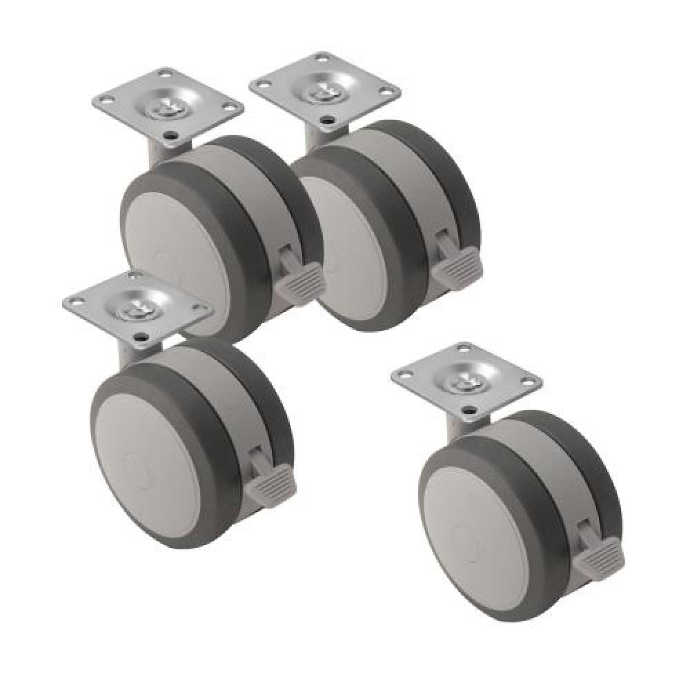 4PK SOFT CASTERS (660LBS)