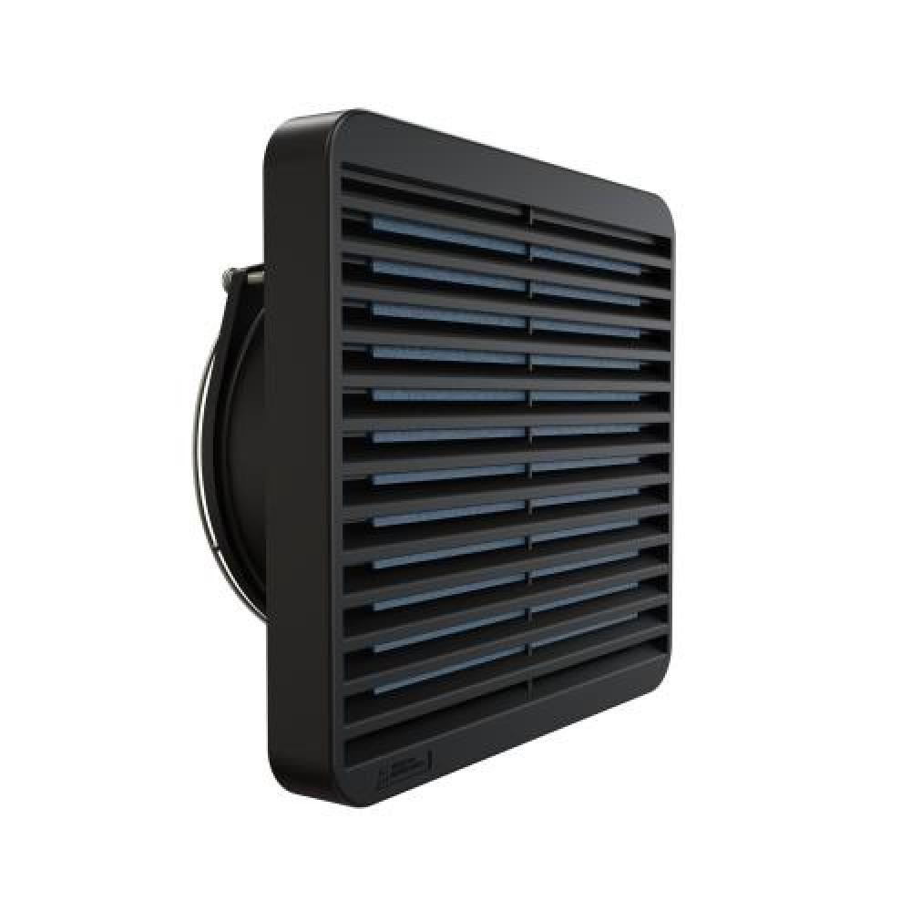 FAN & FILTER KIT, 150mm, BLACK