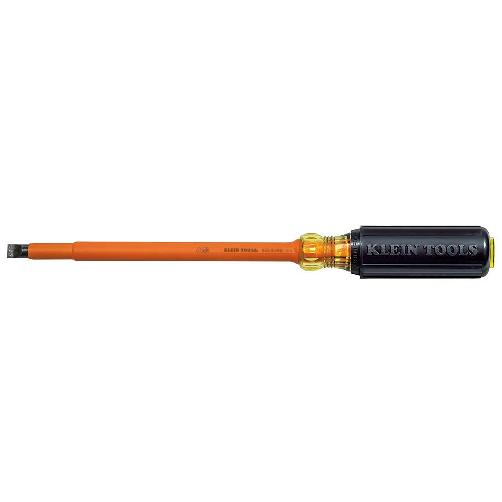 Screwdriver, Insulated, 3/8" Cab 8"