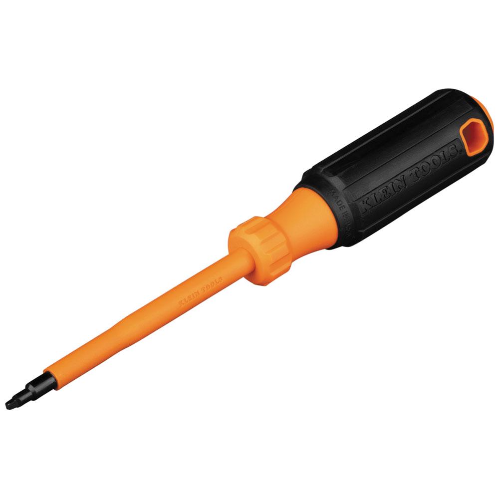 4" Insulated Screwdriver, #1 Square