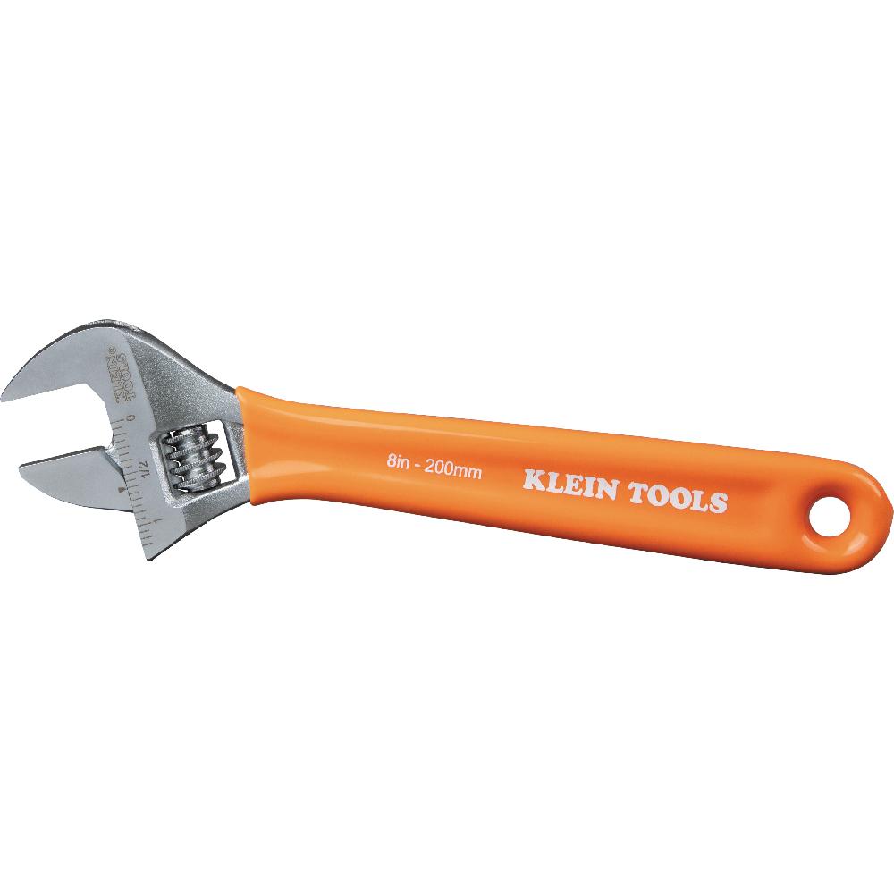 Extra-Capacity Adj Wrench, 8"