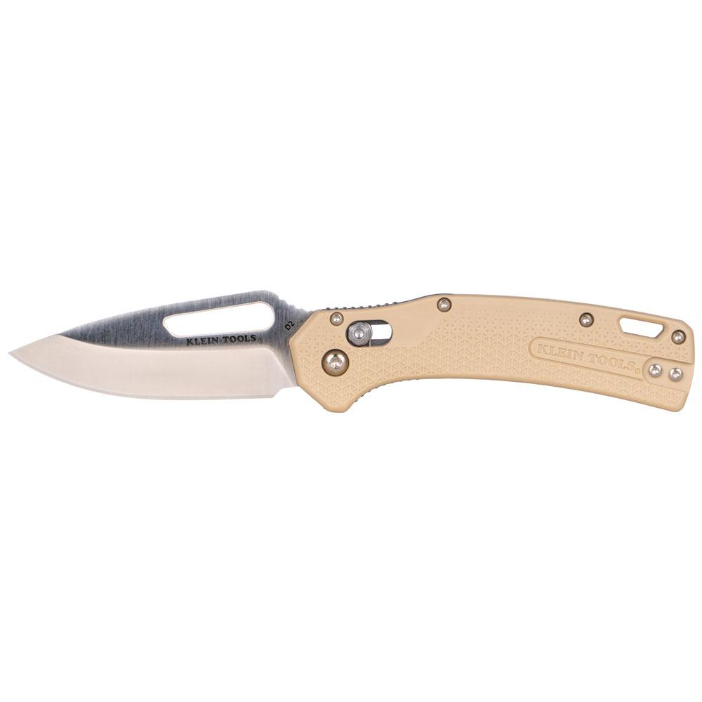 KTO Drop Point Blade Knife, Sand