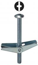 LH Dottie TBC383 - 3/8"x3" Phil/Slt MushroomHd Toggle Bolt