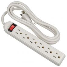 Morris 89032 - 6 Outlet Surge Strip 6' 245 Joules