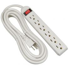 Morris 89034 - 6 Outlet Surge Strip 12' 245 Joules