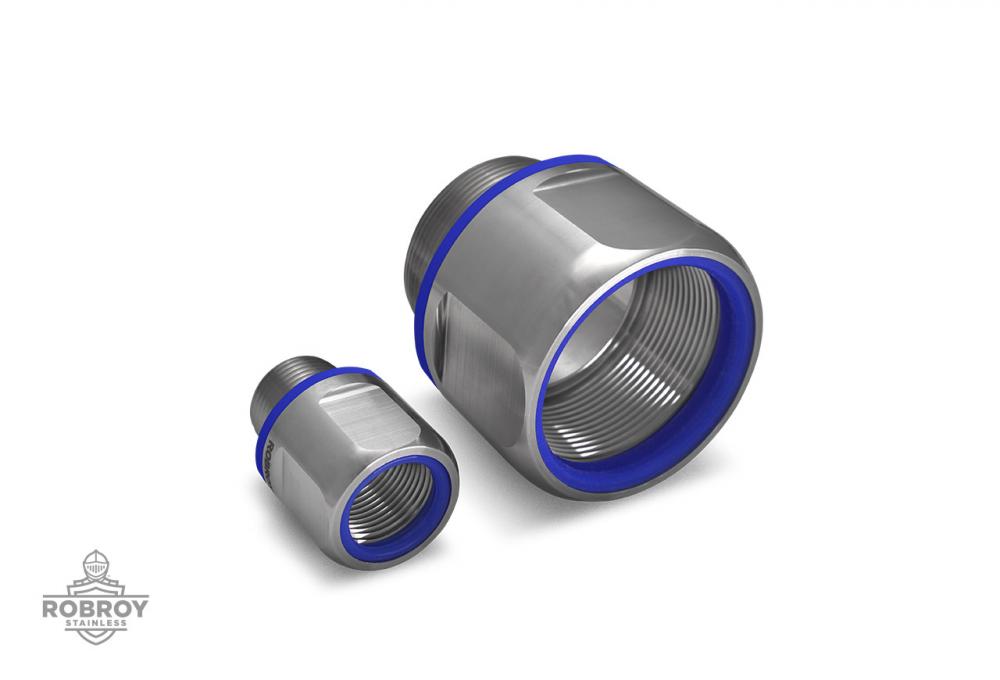 HYG COND Hub 1-1/4" 316 W/COND ENT GSKT