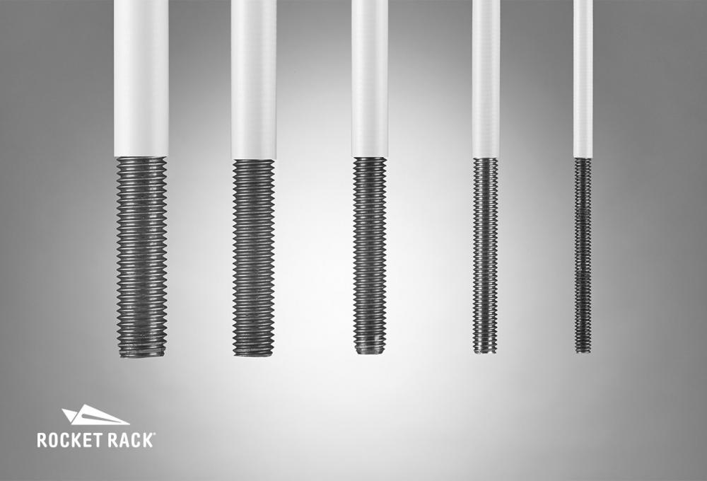 THD Rod 1/4" 304 6 FT LG W/ PVC ENC